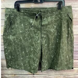 prAna Mens ChinoShorts 36 Green Inseam 7” Hiking Outdoors